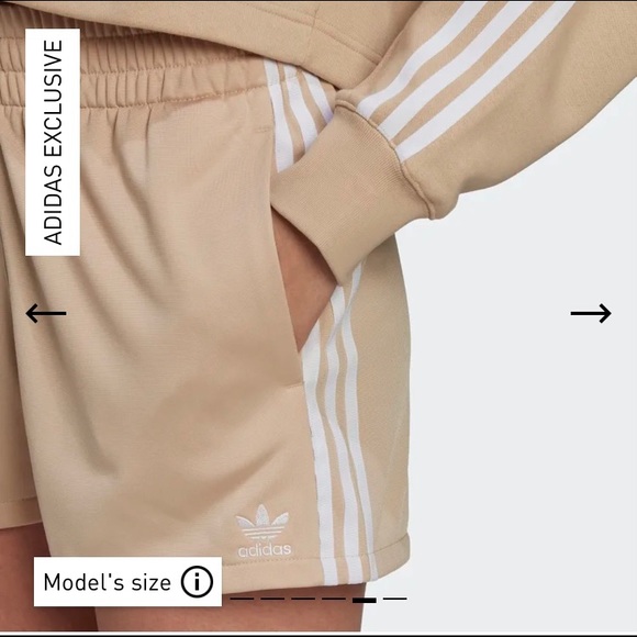 YELLOW Adidas three stripe track shorts - Picture 4 of 7